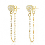 Brass oorstekers hart