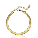 Stainless steel armband snake 