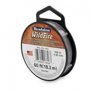 Beadalon Wildfire wire 0.20mm Grey