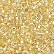 Miyuki kralen delica's 11/0 Silverlined crystal ivory