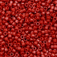 Miyuki kralen delica's 11/0 Duracoat opaque dyed jujube red