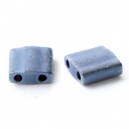 Miyuki kralen tila 5x5mm Opaque matte gun metal grey TL-2001