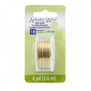 Artistic Wire 18 Gauge Tarnish Resistant Brass