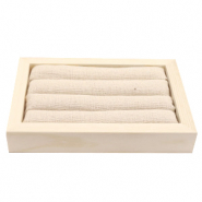 Sieraad display voor ringen Natural-linen off white