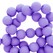 6 mm acryl kralen matt Ultra violet purple