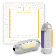 C.U.S® sieraden message beads "love" Zilver (nikkelvrij)