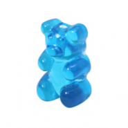 Resin hangers gummy bear Blue
