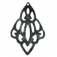 Resin hangers barok diamant Black