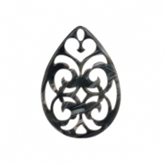 Resin hangers barok druppel Jeans blue