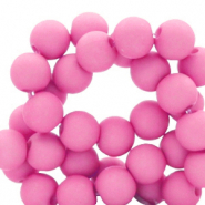 6 mm acryl kralen Hot pink