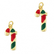 Brass TQ metaal bedels zuurstok Gold