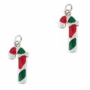 Brass TQ metaal bedels zuurstok Silver