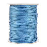 Macram&eacute; draad gevlochten 1.5mm Royal blue