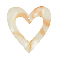 Resin hangers hart Copper orange