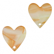 Resin hangers hart Copper orange