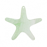 Resin hangers zeester Mint green