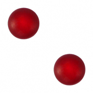 4 mm Soft cabochon "Birthstones" January Polaris SS16 shiny Wine red