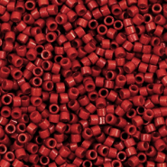 Miyuki kralen delica's 11/0 Duracoat opaque dyed garnet red DB-2354
