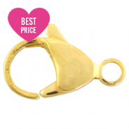 Roestvrij stalen (RVS) Stainless steel onderdelen karabijnslot 15mm Goud