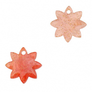 Resin hangers bloem Coral red