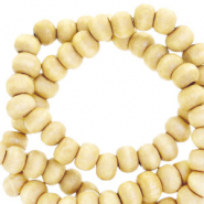 Houten kralen rond 8mm Nature hout-natural