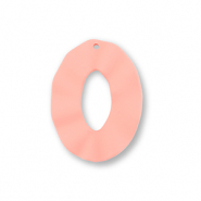 Acryl hangers ovaal Salmon pink