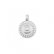 Roestvrij stalen (RVS) Stainless steel bedels zon Silver