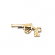 Bedels metaal revolver Gold