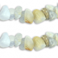 Chips stone kralen agaat Lilac