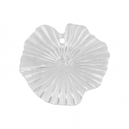 Roestvrij stalen (RVS) Stainless steel bedel waterlelie Silver