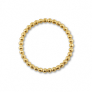 Roestvrij stalen (RVS) stainless steel bedels tussenstuk cirkel Gold