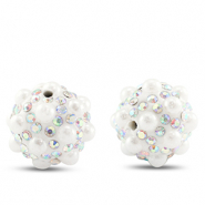 Bohemian kralen rond White