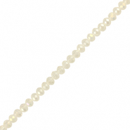 Top Facet kralen 3x2mm disc Transparent