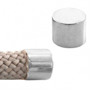 DQ metaal eindkap Ø10mm Antiek zilver (nikkelvrij)