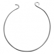 DQ metaal Bangle bracelet Antiek zilver (nikkelvrij)