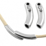 DQ metaal magneetslot voor 5 mm (Dreamz)koord Antiek zilver (nikkelvrij)