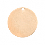 Designer Quality metaal voor ImpressArt Bedel rond 20mm Ros&eacute; Goud (nikkelvrij)