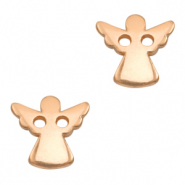 Bedels DQ metaal tussenstuk angel Rosé goud (nikkelvrij)