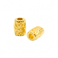 Kralen DQ metaal tube &Oslash;2mm Goud (nikkelvrij)