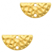 Bedels DQ metaal tussenstuk halve cirkel Goud (nikkelvrij)
