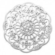 Bedels DQ metaal tussenstuk Bohemian Antiek zilver (nikkelvrij)