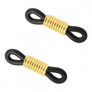 Bril koord eindje Black-gold