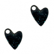 Plexx bedels heart shimmery Black