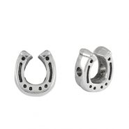 Kralen DQ metaal hoefijzer Antiek zilver (nikkelvrij)