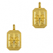 Bedels DQ metaal ster Goud (nikkelvrij)