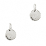 Bedels DQ metaal irregular Antiek zilver (nikkelvrij)