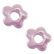 DQ Grieks keramiek kralen bloem Lavender purple