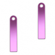 Statement hangers bar Metallic lilac purple