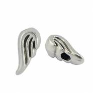 Kralen DQ metaal angel wings Antiek zilver (nikkelvrij)