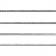 Roestvrij stalen (RVS) Stainless steel onderdelen jasseron snake Silver